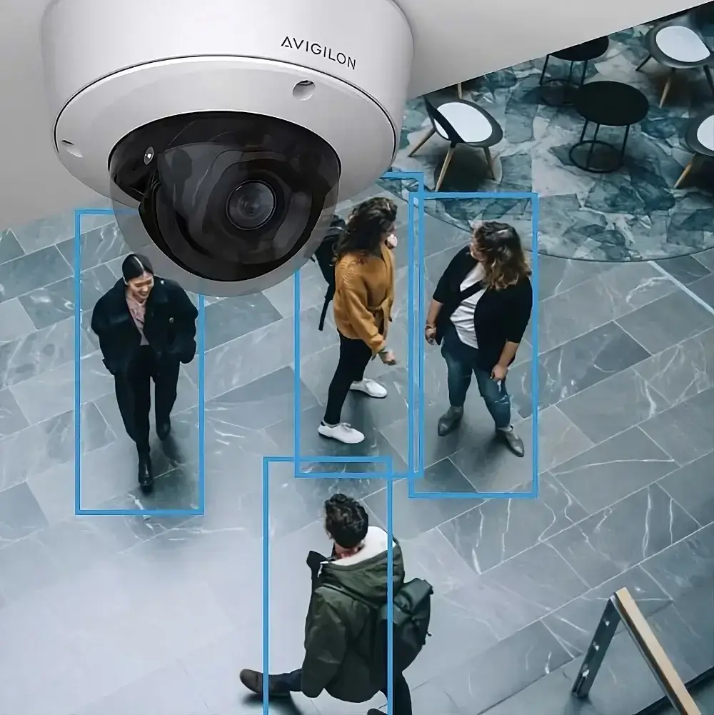 Bezpečnostná kamera Avigilon so sledovaním ľudí Bezpečnostná kamera Avigilon so sledovaním ľudí